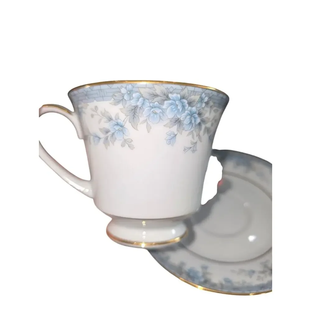 Set of 4 NORITAKE AVALON 3390 PHILLIPINES FINE CHINA Cup Saucer.